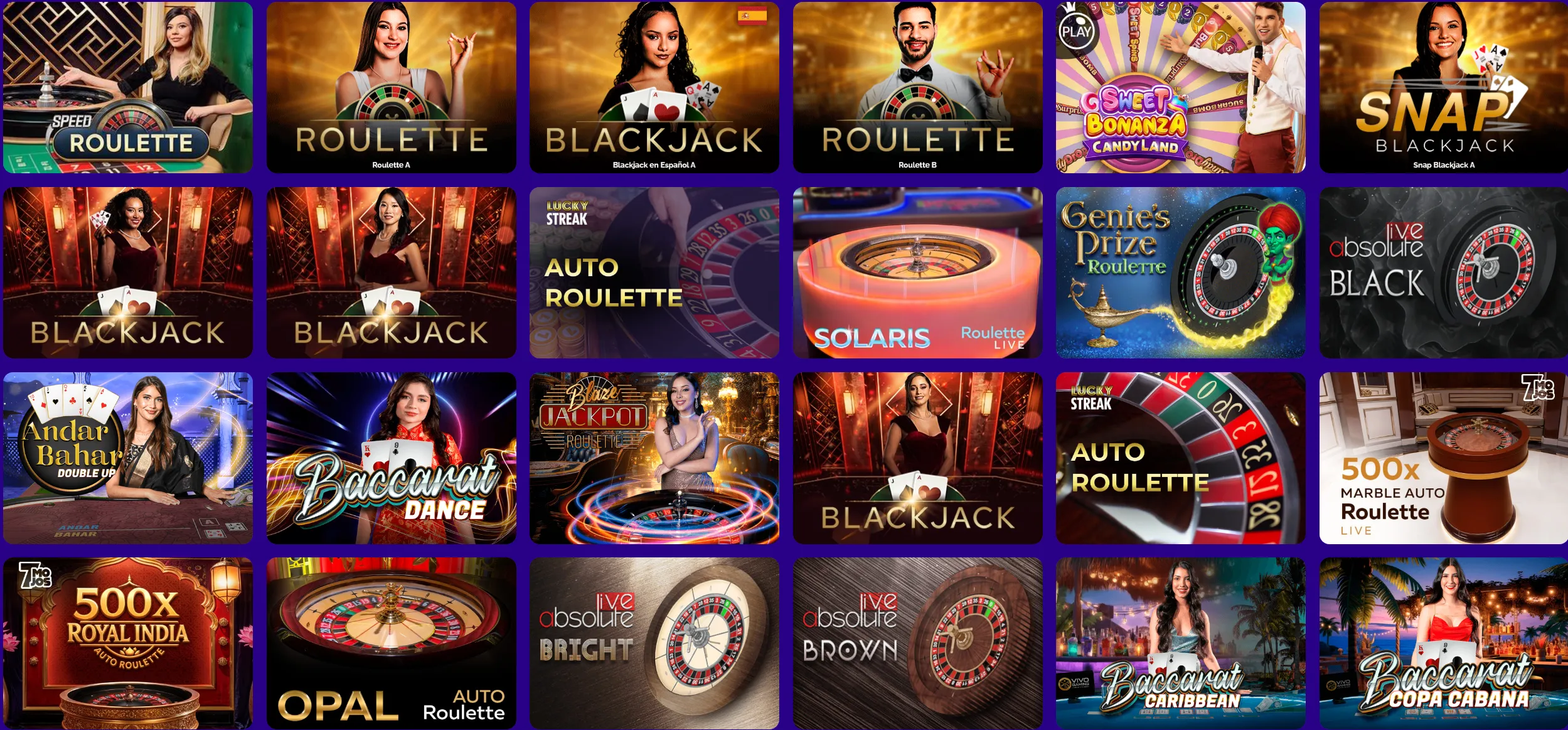 Betoranje Casino live casino: roulette, blackjack en baccarat